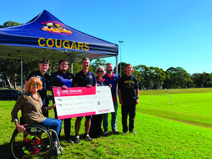Kariong United FC receives $15,000 from Liesl Tesch MP under the Local Sport Grant Program