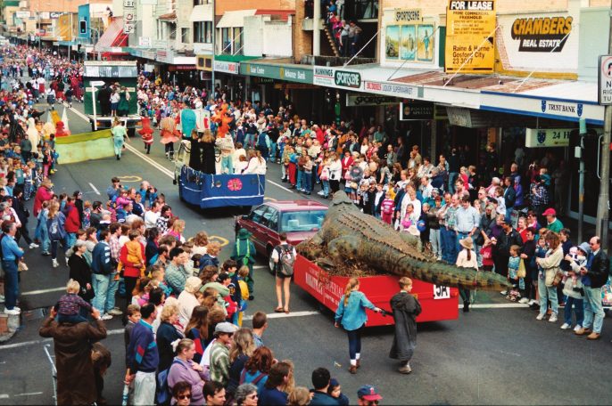 Other exhibits in the moving parade through Gosford